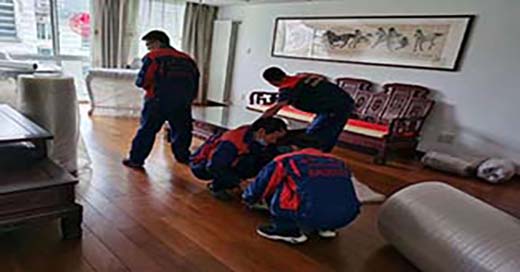 濱江區(qū)搬家公司紅木家具搬運案例